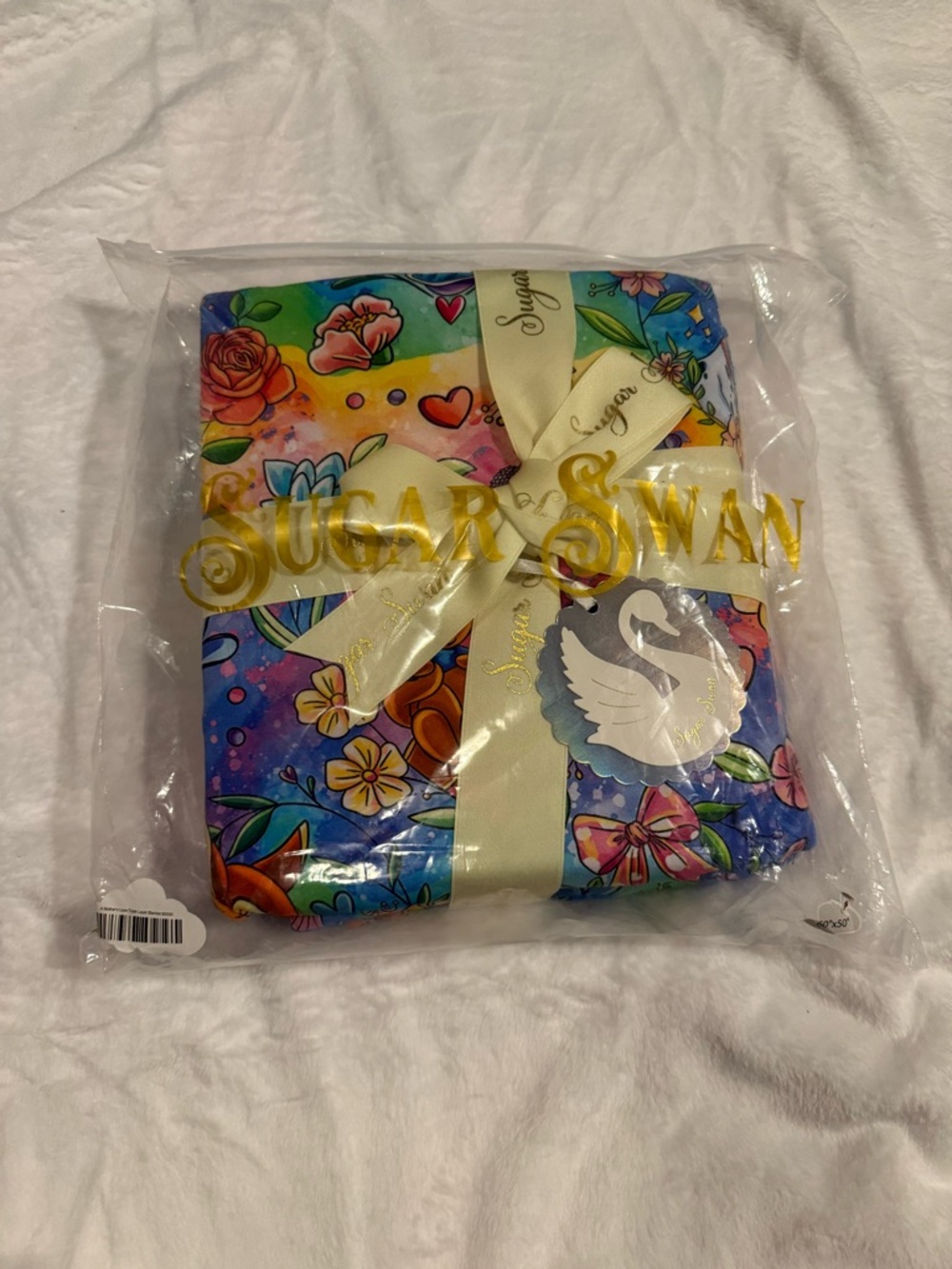 Sugar Swan Mothers Love Bamboo Blanket *New in Bag*
